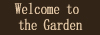 Welcome to the Garden