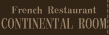 French Restaurant Continental Room